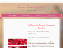 Tablet Screenshot of laurieshomemadecandy.com